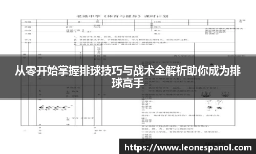 从零开始掌握排球技巧与战术全解析助你成为排球高手